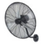 35 cm Wandventilator, 40 W, Schwarz | 3 Flügel | 3 Geschwindigkeitsstufen | Wandventilator für Zuhause, Büro und Gewerbe