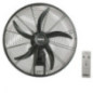 Ventilateur mural 50 cm 120 W, noir | 5 pales | 3 vitesses | Ventilateur haute puissance Ventilateur mural 50 cm 120 W, noir | 5 pales | 3 vitesses | Ventilateur haute puissance