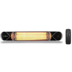 Calefactor de Pared o Trípode 2000 W Negro | Calefactor Eléctrico | Calefacción para Terraza y Exterior