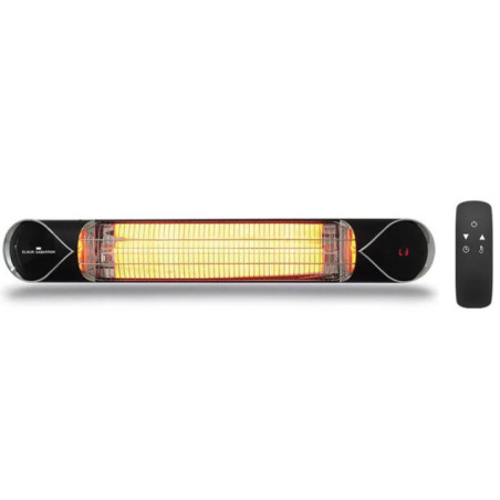 Calefactor de Pared o Trípode 2000 W Negro | Calefactor Eléctrico | Calefacción para Terraza y Exterior