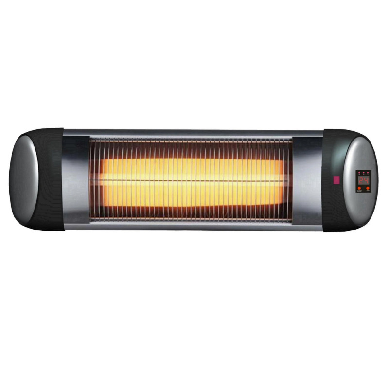 Calefactor de Pared con Barra de Cuarzo 2000 W | IP34 | Calefactor Eléctrico | Calefacción para Interior y Exterior Cubierto