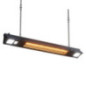 Riscaldatore da parete o soffitto da 2000 W | Tubo in fibra di carbonio | IP65 | Riscaldatore elettrico per esterni