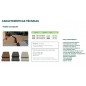 Wood composite garden plank 200 x 14.6 x 2.5 cm. Wood composite garden plank 200 x 14.6 x 2.5 cm.