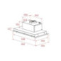 Campana Extractora Encastrable Teka 60 cm Inox | Campana de Cocina | Extractor de Humos | Integrable