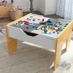 Table de jeux et d'activités 2 en 1 avec plateau