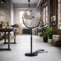 Ventilatore industriale a piantana da 35 cm, 60 W | 3 pale | 3 velocità | Ventilatore a piantana per casa, ufficio e attività co