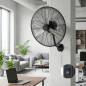 Ventilateur mural noir 35 cm 40 W | 3 pales | 3 vitesses | Idéal pour la maison, le bureau et les commerces Ventilateur mural noir 35 cm 40 W | 3 pales | 3 vitesses | Idéal pour la maison, le bureau et les commerces