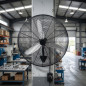 75cm 200W Black Wall Fan | 3 Blades | 3 Speeds | High Power Industrial Fan