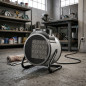 Calefactor Industrial 2000 W Gris | Calefactor Eléctrico de Alta Potencia | Calefacción para Taller, Garaje y Locales