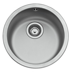 Évier de cuisine rond Teka à 1 cuve 45 x 16 cm | Évier en acier inoxydable