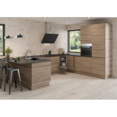 Évier carré en résine à une cuve 49 x 45,5 x 19 cm | Évier de cuisine durable et facile à nettoyer