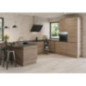 Lavello quadrato a vasca singola in resina 49 x 45,5 x 19 cm | Lavello da cucina resistente e facile da pulire