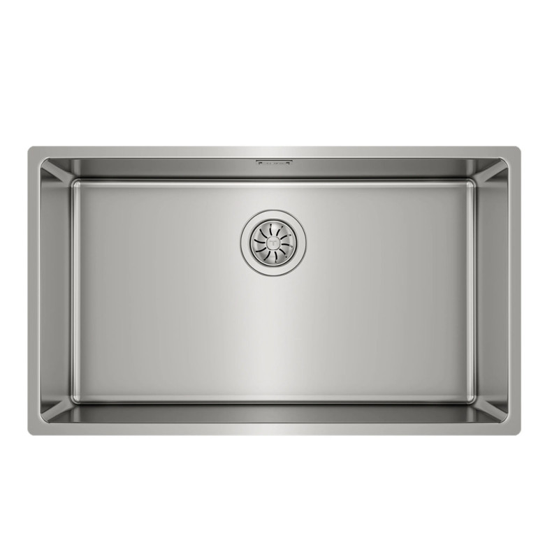 Lavello da cucina quadrato Teka a 1 vasca, 71 x 44 x 20 cm | Lavello da cucina in acciaio inox