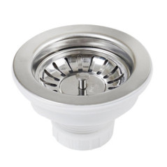 Válvula Fregadero 115 mm sin Rebosadero Blanca Teka | Válvula de Desagüe para Fregadero