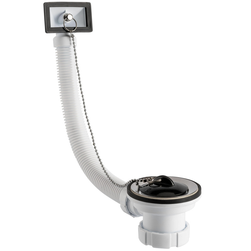 Sink Valve 70 mm 1 1/2" with Flexible Hose White | Sink Drain Valve Sink Valve 70 mm 1 1/2" with Flexible Hose White | Sink Drain Valve