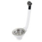 Válvula Fregadero 115 mm con Rebosadero Blanca Teka | Válvula de Desagüe para Fregadero Válvula Fregadero 115 mm con Rebosadero Blanca Teka | Válvula de Desagüe para Fregadero