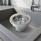 Válvula Fregadero 115 mm sin Rebosadero Blanca Teka | Válvula de Desagüe para Fregadero Válvula Fregadero 115 mm sin Rebosadero Blanca Teka | Válvula de Desagüe para Fregadero