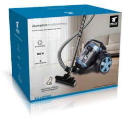 700W Multi-Cyclonic Vacuum Cleaner with Pet Brush | 19 kPa | 3L Tank | HEPA Filter and 5-Stage Filtration