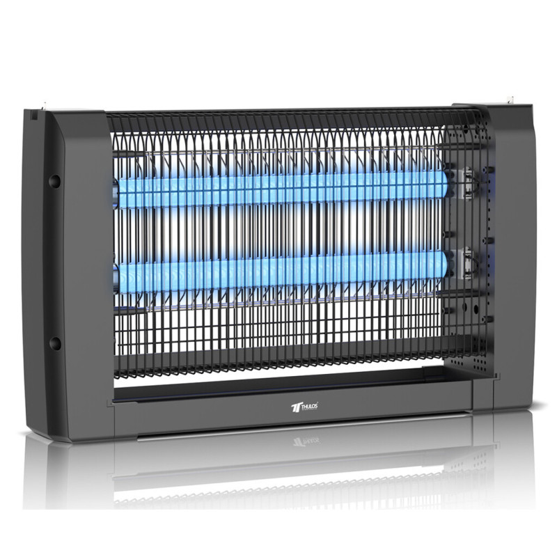 Lampe anti-moustiques UV 11,5 W | Couverture jusqu'à 80 m² | 2 tubes LED UV | 2500 V | Faible consommation | Chaîne de suspensio Lampe anti-moustiques UV 11,5 W | Couverture jusqu'à 80 m² | 2 tubes LED UV | 2500 V | Faible consommation | Chaîne de suspensio