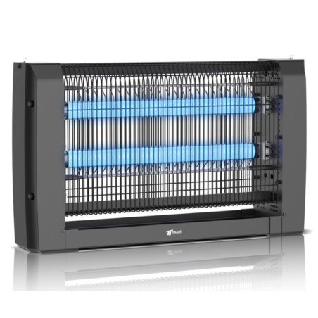 Lampe anti-moustiques UV 11,5 W | Couverture jusqu'à 80 m² | 2 tubes LED UV | 2500 V | Faible consommation | Chaîne de suspensio