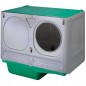 Ninho de coelho 43x28x37cm | Termoplástico durável | Resistente a mordidas | Diâmetro de entrada de 140 mm Ninho de coelho 43x28x37cm | Termoplástico durável | Resistente a mordidas | Diâmetro de entrada de 140 mm