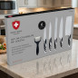 6-Piece Knife Set, Stainless Steel, Non-Slip | Cleaver, Chef's Knife, Carving Knife, Utility Knife, Paring Knife, and Peeler