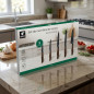 Set di 8 coltelli | Acciaio inossidabile antiaderente | Coltello da chef, coltello per il pane, coltello da intaglio, coltello d