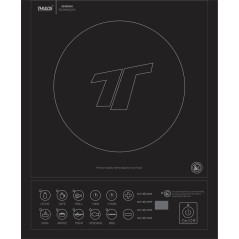 1-Zone Induction Hob | 1000W-2000W Electric Cooktop | 40x32cm Portable Cooktop | Camping/Caravan Cooktop