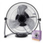 Ventilateur sur pied 30 cm (12") 47 W | Ventilateur en métal | 3 vitesses | Tête inclinable | Grille de protection Ventilateur sur pied 30 cm (12") 47 W | Ventilateur en métal | 3 vitesses | Tête inclinable | Grille de protection