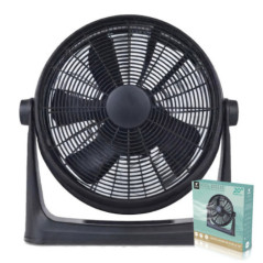 20-Zoll-Standventilator, 100 W | 50 cm Ventilatordurchmesser | 3 Geschwindigkeitsstufen | 90° neigbarer Kopf | Kunststoffflügel