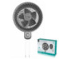 Ventilador de parede oscilante de 30 cm (12") e 85 W | 3 velocidades | 5 pás | Oscilação de 90° Ventilador de parede oscilante de 30 cm (12") e 85 W | 3 velocidades | 5 pás | Oscilação de 90°
