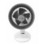 White Table Fan 10" 85W | 25 cm Table Fan | 3 Speeds | 5 Blades | 90° Oscillating
