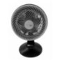 Black Table Fan 10" 85W | 25 cm Table Fan | 3 Speeds | 5 Blades | 90° Oscillating