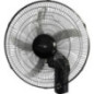 Ventilateur mural noir 45,7 cm (18 po) 60 W | 3 vitesses | 5 pales | Oscillation à 90° Ventilateur mural noir 45,7 cm (18 po) 60 W | 3 vitesses | 5 pales | Oscillation à 90°