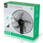 Ventilador de Pared Negro 18" 60W | Ventilador Mural 45,7 cm | 3 Velocidades | 5 Aspas | Oscilación 90° Ventilador de Pared Negro 18" 60W | Ventilador Mural 45,7 cm | 3 Velocidades | 5 Aspas | Oscilación 90°