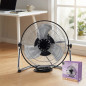 30 cm (12 Zoll) Standventilator, 47 W | Metallventilator | 3 Geschwindigkeitsstufen | Neigbarer Kopf | Schutzgitter 30 cm (12 Zoll) Standventilator, 47 W | Metallventilator | 3 Geschwindigkeitsstufen | Neigbarer Kopf | Schutzgitter