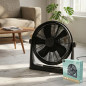 Ventilatore da pavimento da 50 cm (20"), 100 W | Diametro ventola 50 cm | 3 velocità | Testa inclinabile a 90° | Pale in plastic