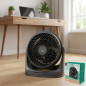 Floor Fan Ø6" 15.24 cm 27 W | 3 Blades | 3 Speeds | 90° Tilting Head