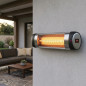 Chauffage mural avec barre de quartz 2000 W | IP34 | Chauffage électrique | Utilisation intérieure et extérieure couverte