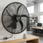 Ventilatore da parete da 50 cm, 120 W, nero | 5 pale | 3 velocità | Ventilatore ad alta potenza Ventilatore da parete da 50 cm, 120 W, nero | 5 pale | 3 velocità | Ventilatore ad alta potenza