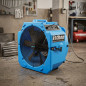 Ventilatore industriale da pavimento da 36 cm e 350 W | 2 velocità | Ventilatore ad alta potenza per officine, garage e locali c