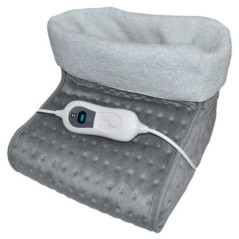Chauffe-pieds électrique 100 W | 3 niveaux de température | Arrêt automatique après 90 min | 30 x 30 x 24 cm | Lavable