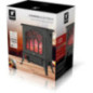 Elektrischer Kamin mit Flammeneffekt 1000/1800 W | 2 Heizstufen | Einstellbarer Thermostat