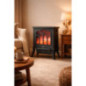 Electric Fireplace with Flame Effect 1000/1800 W | 2 Heating Levels | Adjustable Thermostat