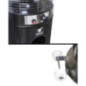 Chauffage d'extérieur avec tube en quartz noir | Gaz butane ou propane 10 kW | 455 x 530 x 1320 mm