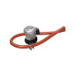 Chauffage d'extérieur avec tube en quartz en acier inoxydable | Gaz butane ou propane 10 kW | 455 x 530 x 1320 mm