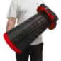 Tabouret pliant rouge | Charge maximale 250 kg | Hauteur 45 cm | Diamètre d'assise 25,5 cm | Polypropylène