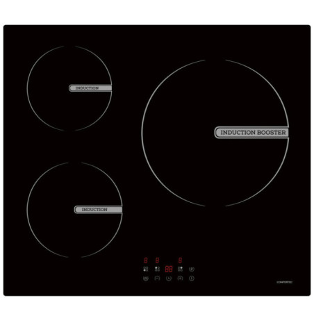 3-Zone Induction Hob 56 x 49 cm | Built-in Cooktop