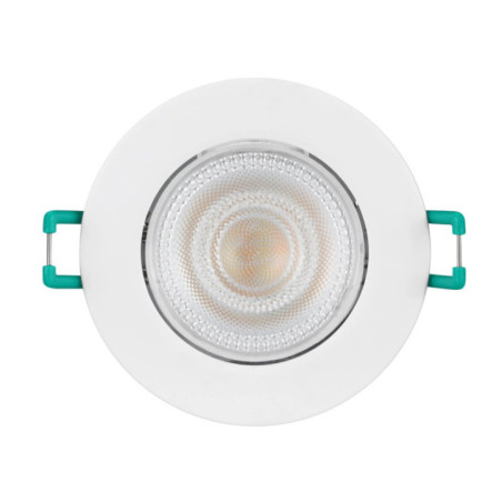 LED-Einbaustrahler 5,5 W, rund, neigbar, weiß | Farbtemperatur dimmbar | Schutzart IP44 | 87 mm
