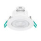 Spot LED encastré 5,5 W circulaire inclinable blanc | Température de couleur variable | IP44 | 87 mm